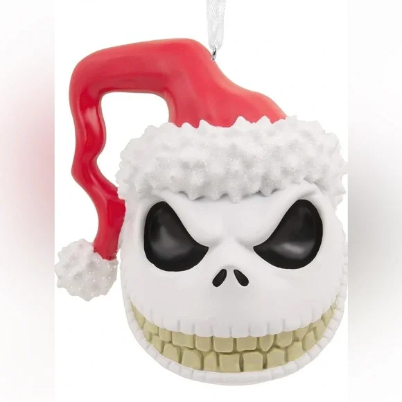 Hallmark Disney The Nightmare Before Christmas Jack Skellington Head Ornament - Picture 2 of 4